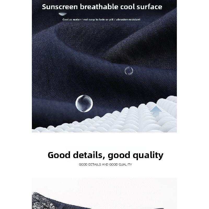 Ice silk denim skirt-pants for women, summer thin high-waisted drapey wide-leg cropped pants