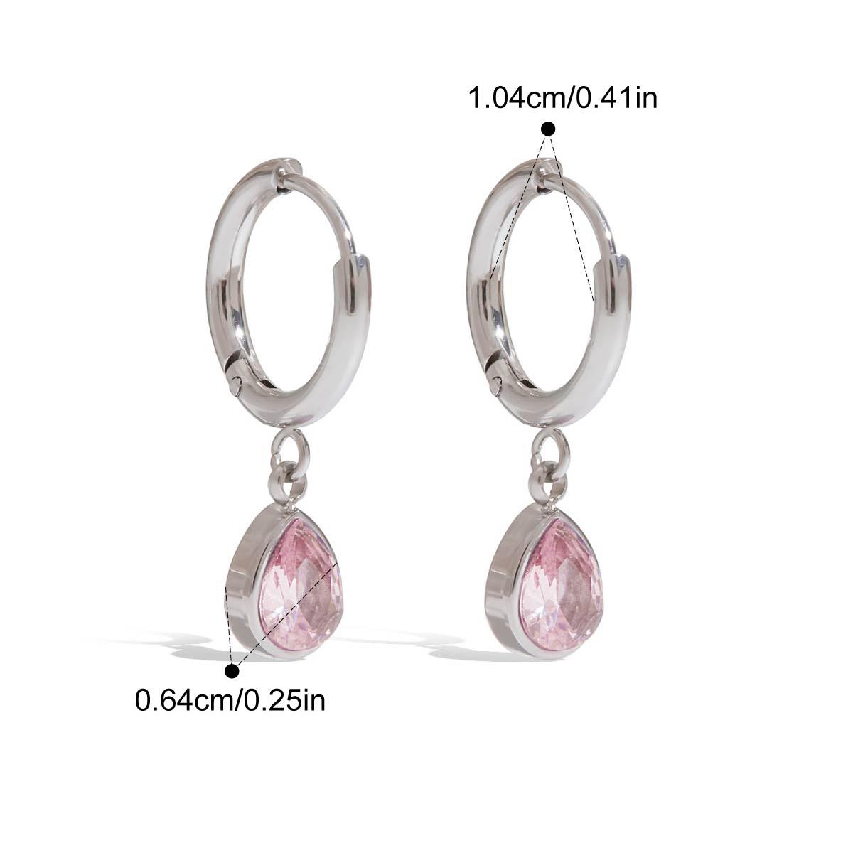 Yori Stainless Steel C-Shaped French Charm Earrings High Quality Metal Geometric Waterproof Fashion Jewelry