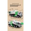 1/50 Vacuum Cleaning Truck Alloy Diecast Model Urban Sanitation Series Toys Hight Simulation Sound Light Toy Birthday Presents
