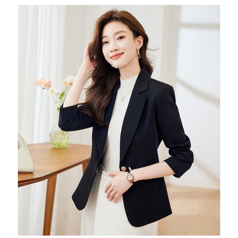 Módní a trendy dámská bunda Slim Fit Blazer, ideální na podzim, podpoří váš smysl pro módu