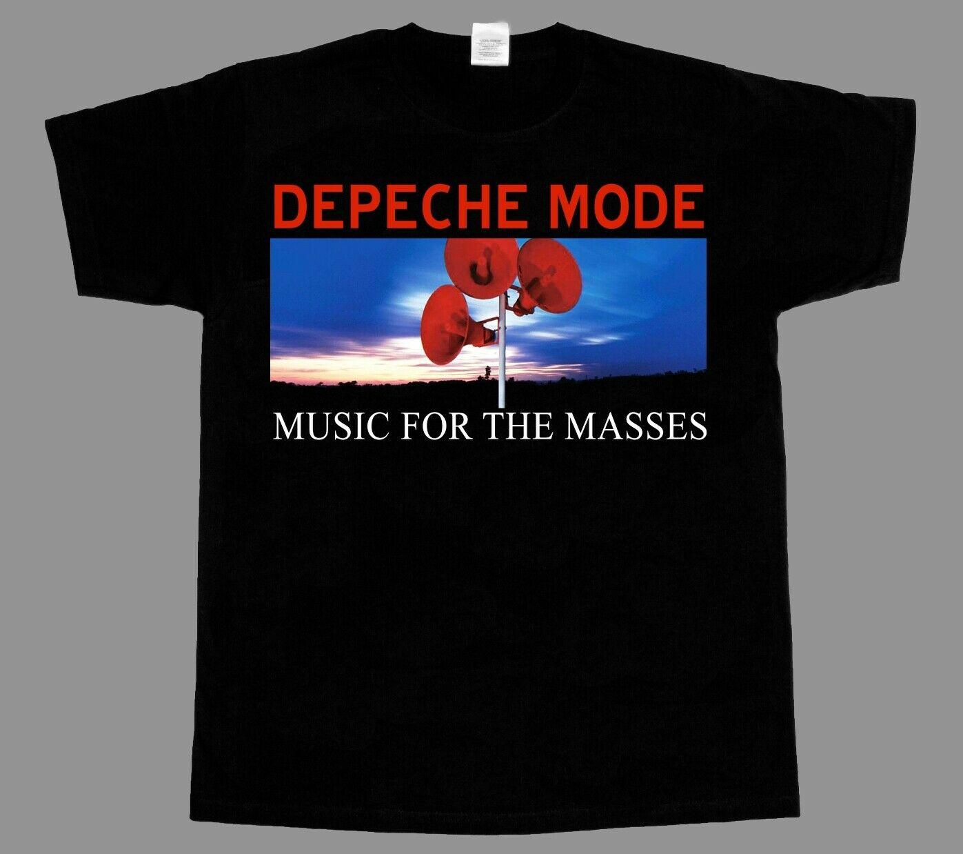 

Depeche Mode Music The Masses Черная футболка с короткими и длинными рукавами