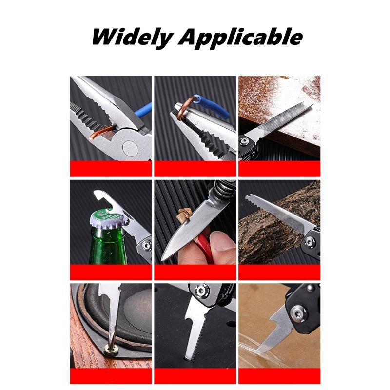 Taschen Mini-Zange Messer Schraubendreher Klappbar Kleines Multitool Öffner Nagelfeile Präzisionszange Handwerkzeuge Outdoor Notfallwerkzeug