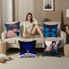 Perfect Blue Anime Office Cushion Pillowcase Car Cushion Cover45X45CM Lumbar Pillowcase Sofa Pillowcover