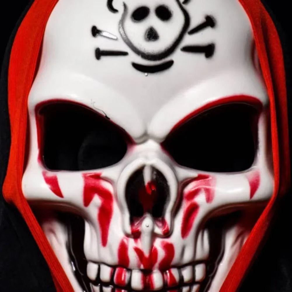 Spooky Skull Cosplay Mask Dress Up Full Face Mask Toy Performance Halloween Skull Mask  Gift