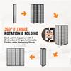 Room Divider Japanese Wall Divider 4 Panel Screen for Room Separation
