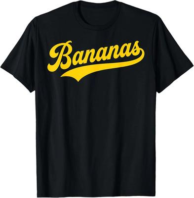 Banane Retro Humor Bananen Klassisch Herren Damen Kinder T-Shirt