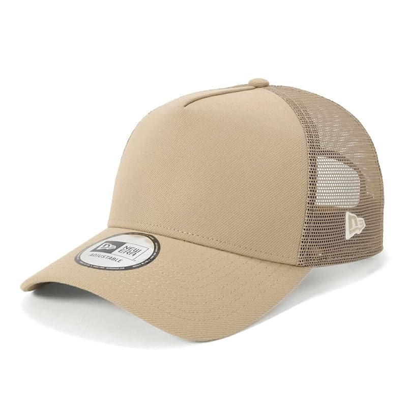 

[New Era] newera mesh cap 9FORTY A-Frame Trucker 14667303 NER32C9675 camel beige FREE ONSPOTZ special order men s ladies hat kyu forty a frame unisex