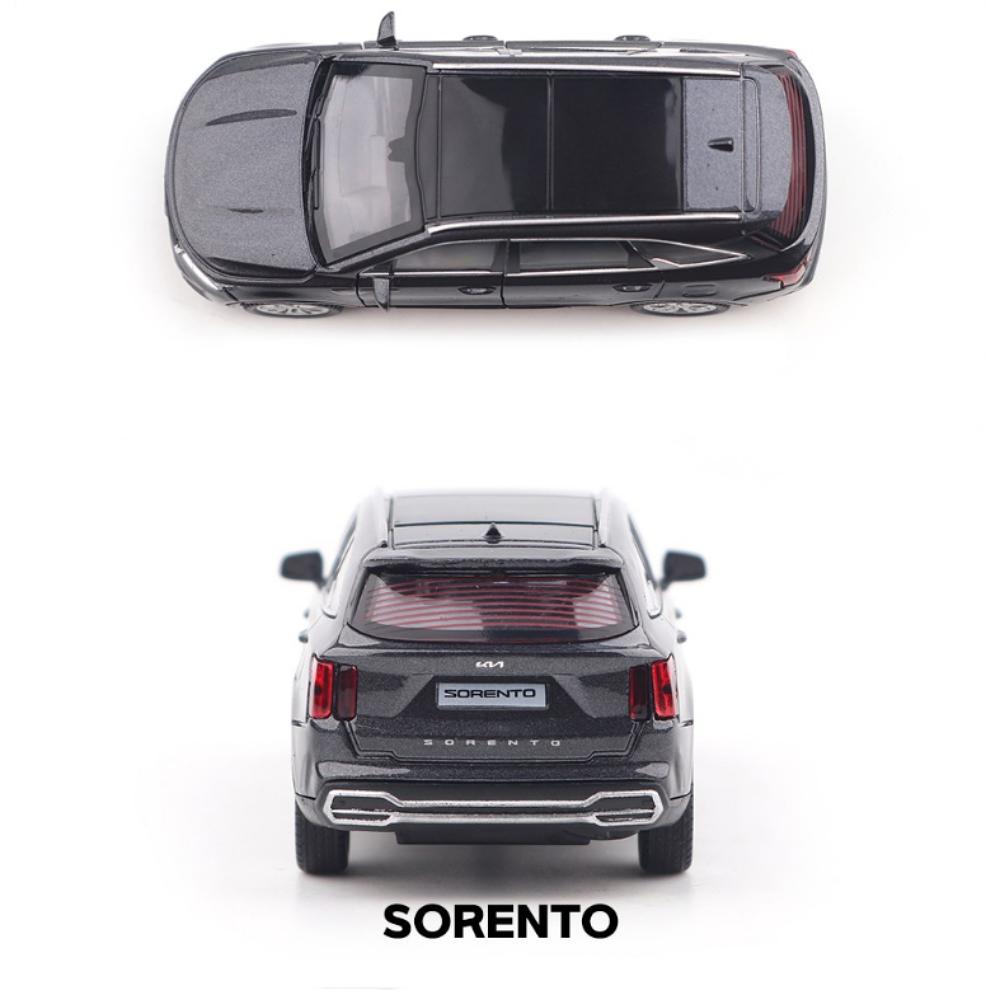 Kia Motors 2023 Sorento Seria Miniaturowych Samochodów Diecast Grafit