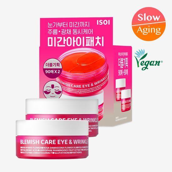 1+1 isoi Blemish Care Eye & Frown Patches 90 Sheets (+90 Sheets Double Promotion)