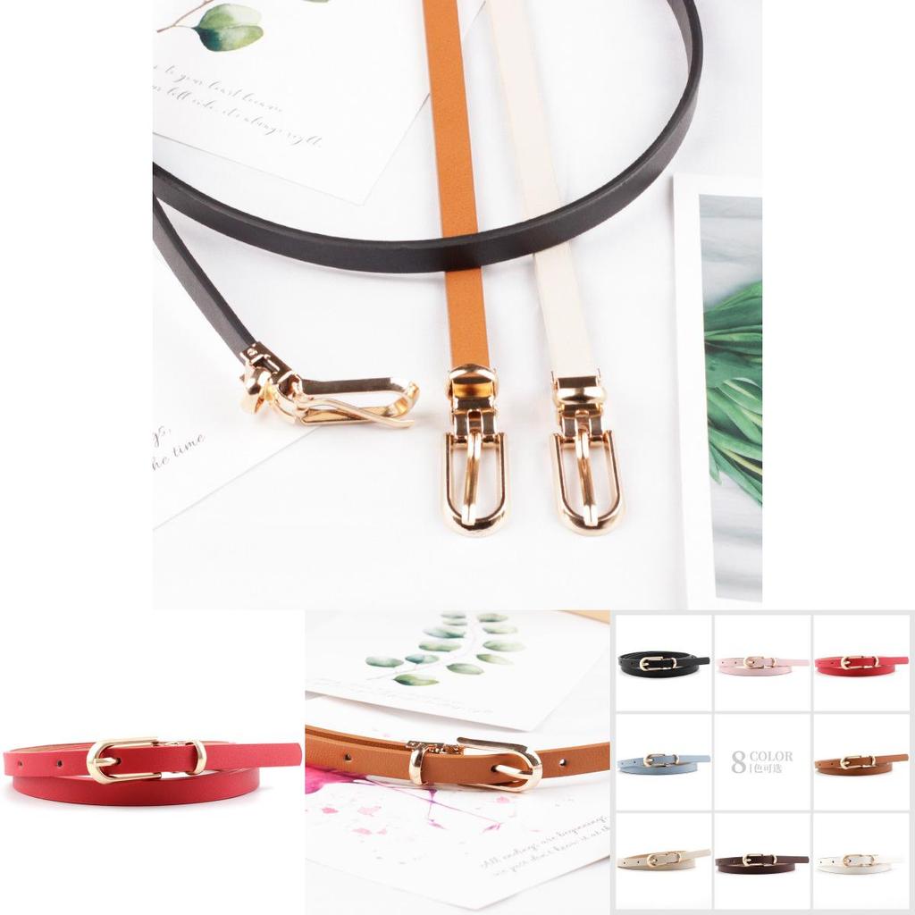 Elegant Fashionable Ladies Faux Leather Waist Belt With Versatile Colors And Slim Style