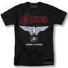 Saxon Shirt Räder aus Stahl Rockkonzert Tour Vntg Design T-Shirt Unisex T-Shirt