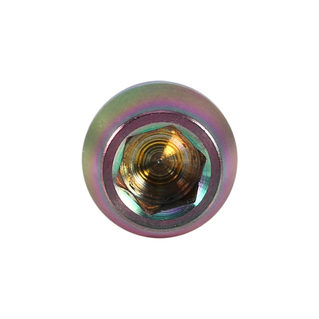 Alloy Tapered Screw With Washer For Mountain Bike(colorfulCelsiusM6x16)