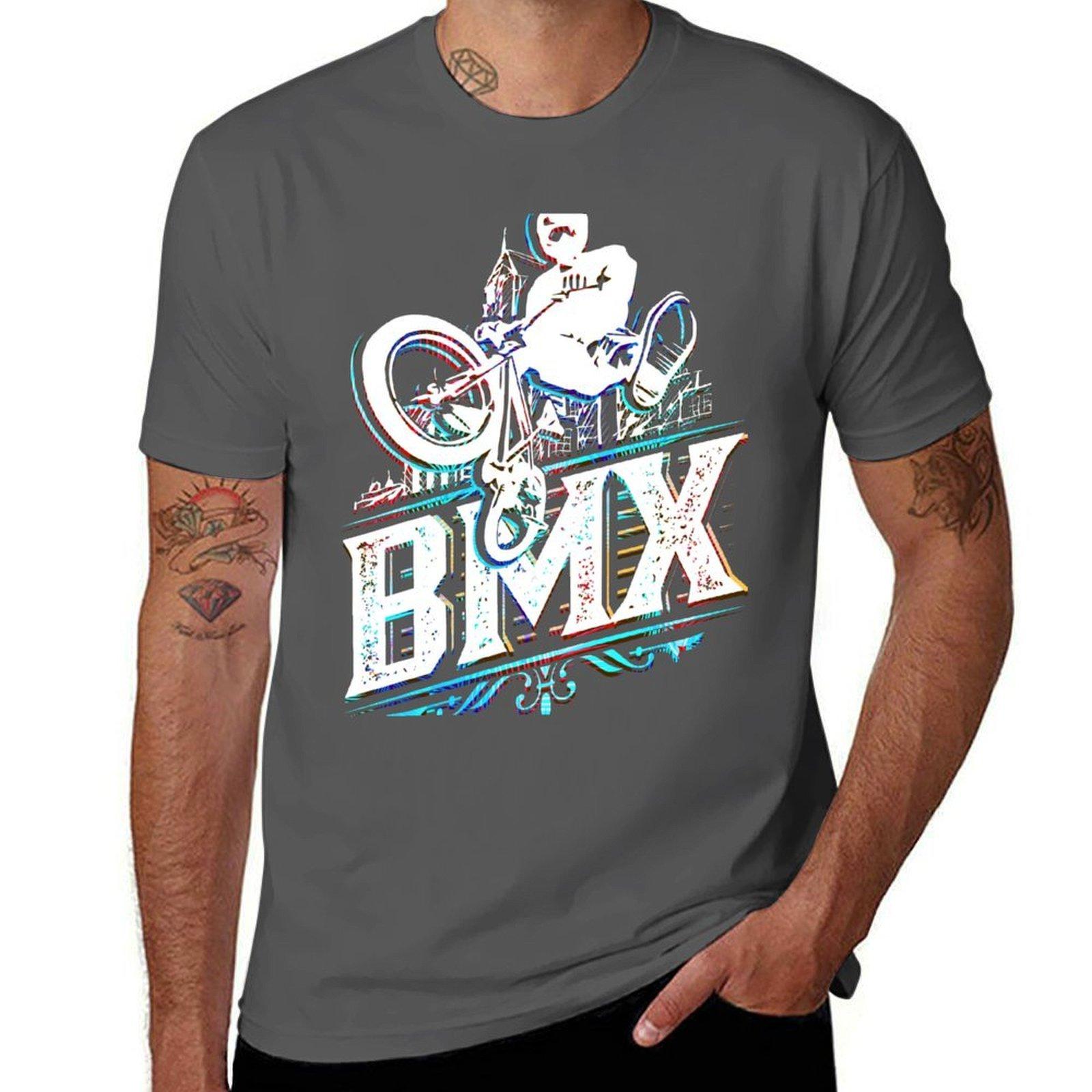 

Retro Bmx Apparel - Classic Vintage Bmx Jump T-Shirt t shirts for man cotton funny man t shirt summer T-Shirt 4XL