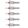 5Pcs Adjustable Depth Countersink Drill Bit Limit Taper Hole for Woodworking Compatibles with Electric and Hand Drills