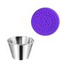 2.5Oz Condiment Containers with Lids, Stainless Steel Salad Sauce Dressing Container Cup - Kitchen Tools