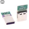 5Pcs USB 3.1 Type C Connector 12/24 Pins Female/Male Socket Receptacle Adapter to Solder Wire & Cable 24 Pins Support PCB Board
