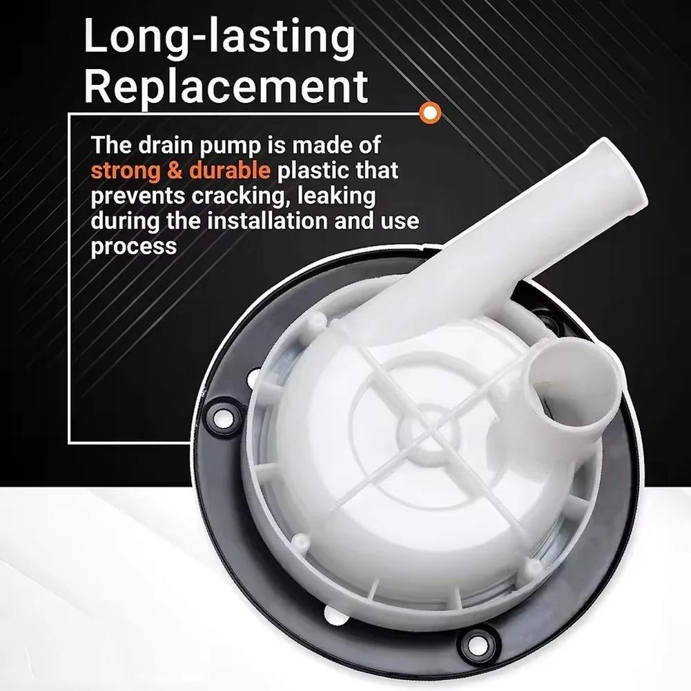 1PC Washing Machine Drainage Pump 7.1 Inch For Consistent Washing Machine Operation Replacement Plastic Dryer 21001906 Parts