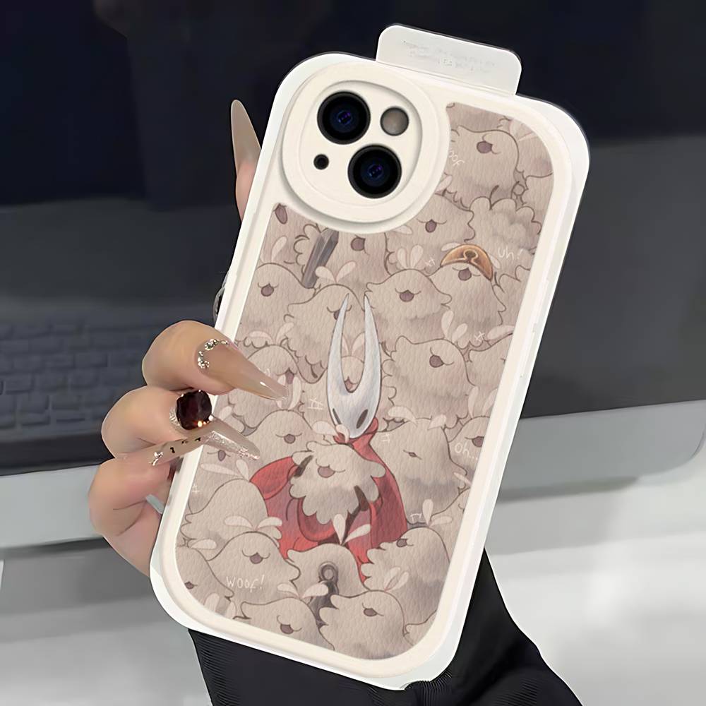 

Game H-Hollow K-Knight S-Silksong Phone Case For IPhone 11 12 13 14 15 16 Pro Max Plus Leather Cover iphone XR