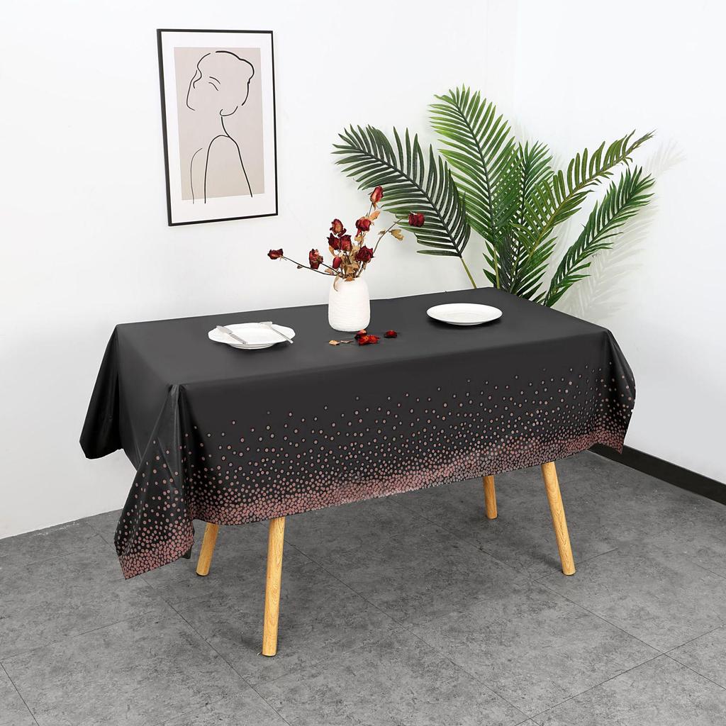 Polka Dot Disposable PEVA Plastic Party Tablecloth