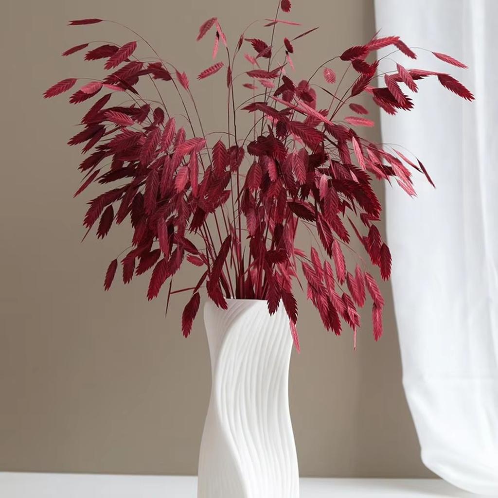 Plastic Decorative Vase Shatterproof Hemp Rope Folding Vase for Living Room