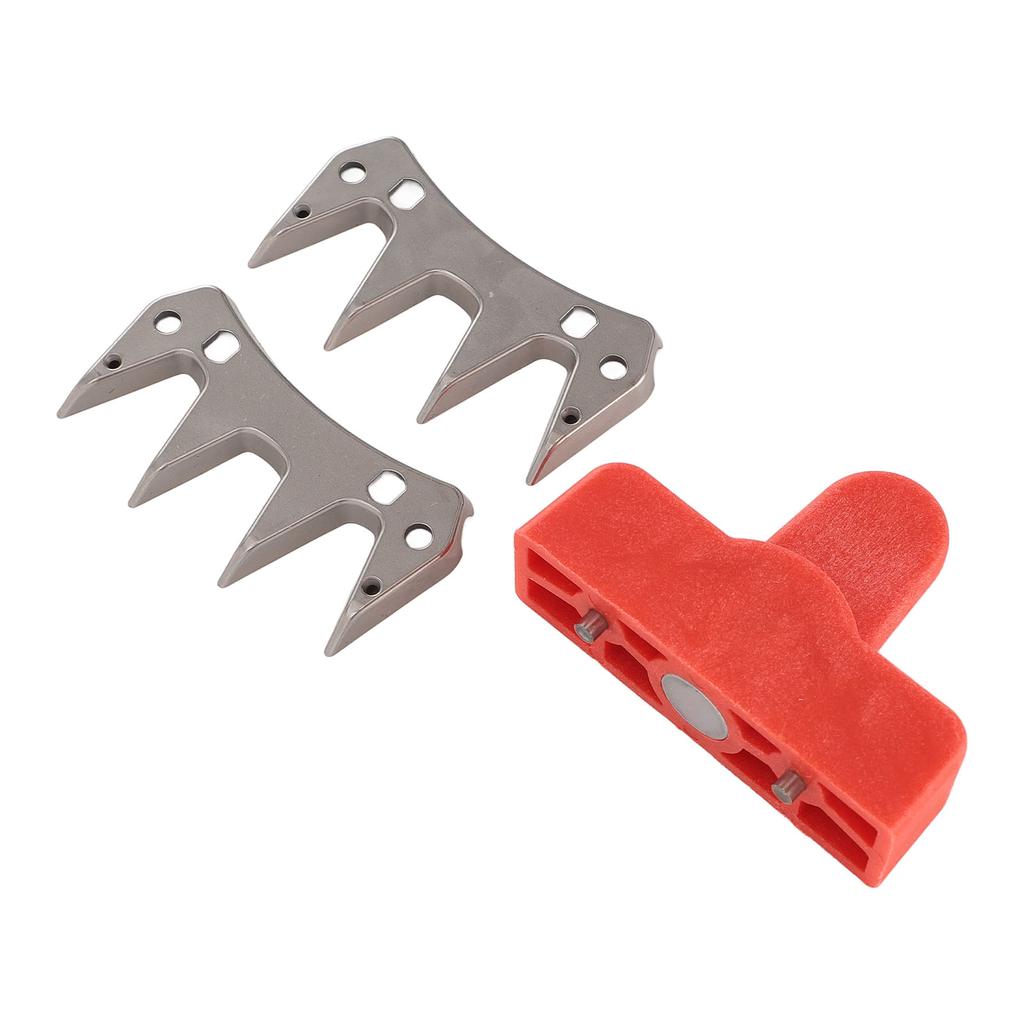 2Pcs Sheep Shears Replacement Blade 4 Teeth Precise Cutting Efficient Stainless Steel Wool Clipper Blade for Alpacas