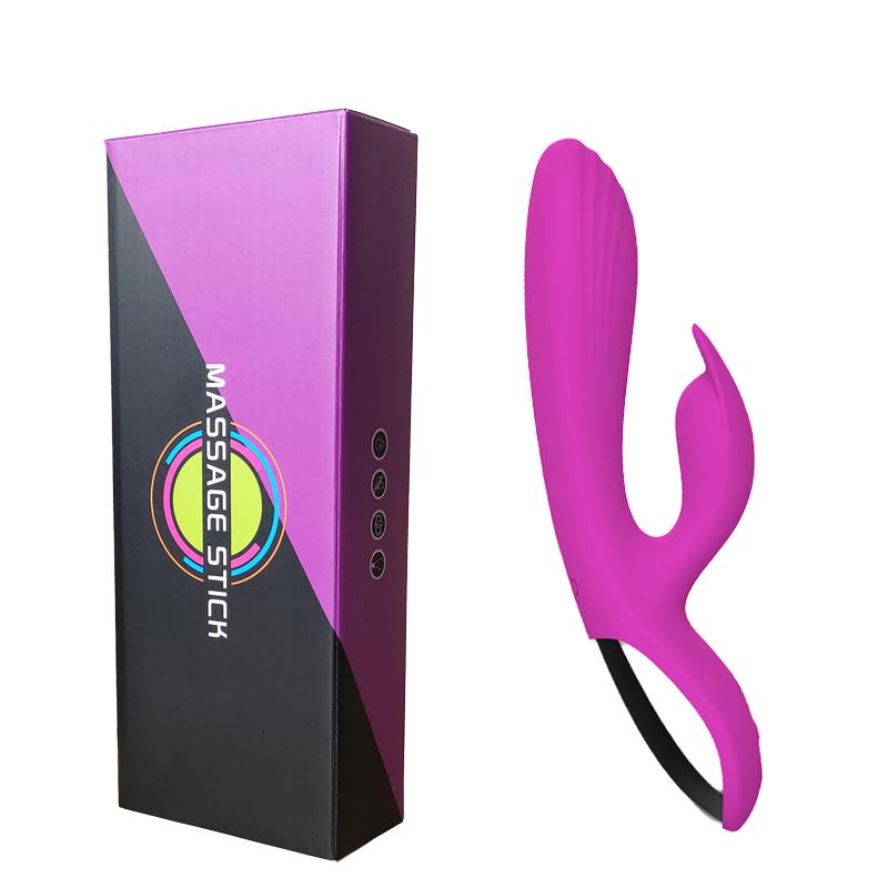 Rabbit Vibrator For Women Dual Stimulator G Spot Clitoris Nipple Massager 2 in 1 Adult Sexy Toys