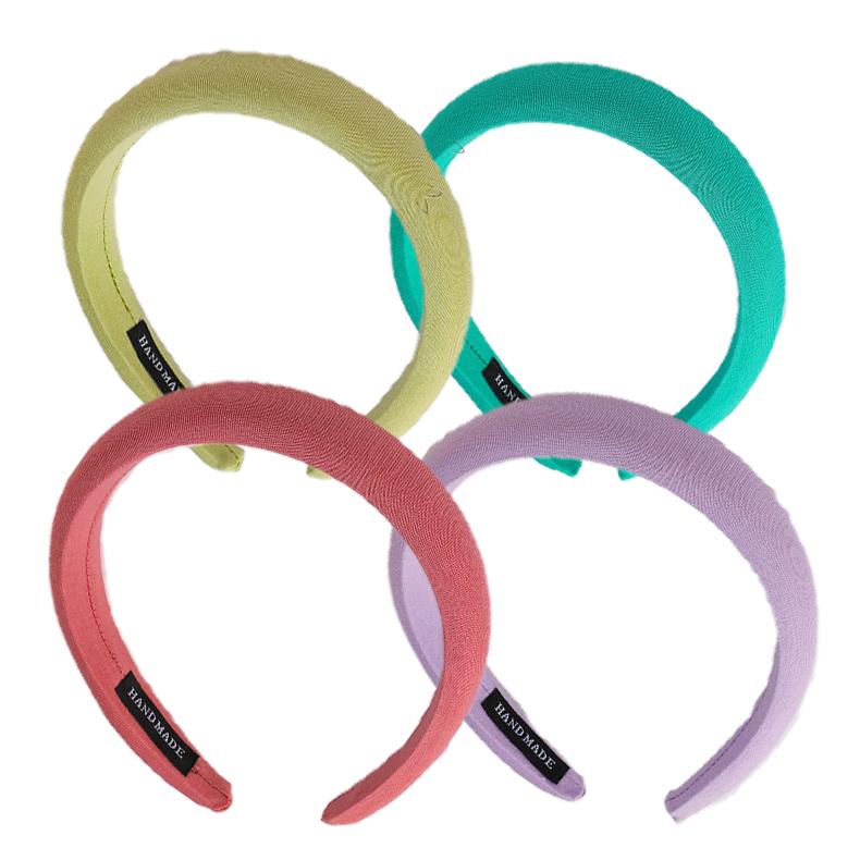 Koreanisches Haarband Einfarbige Süße Schwamm-Kopfband Verdickendes und Höher machendes Haarband Mode-Haarband Haar-Accessoires