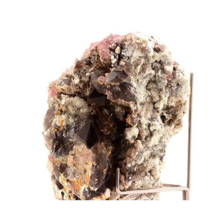 Pierres et Minéraux. Fluorite + Quartz. 873.0 ct. Glacier Argentière, Massif du Mont-Blanc, France.