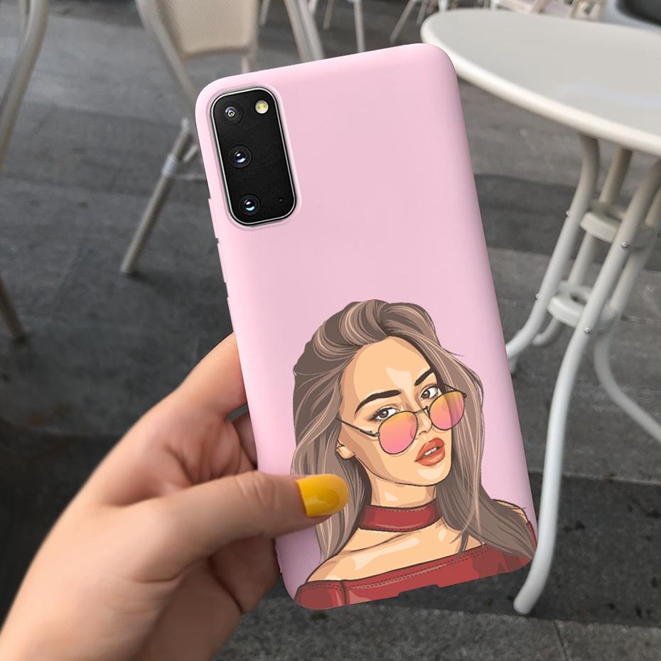 For Samsung Galaxy S20 5G S20+ Case Cover Fashion Soft Silicone Macaroon Phone Cases For Samsung S20 FE S 20 Plus S20Plus Funda