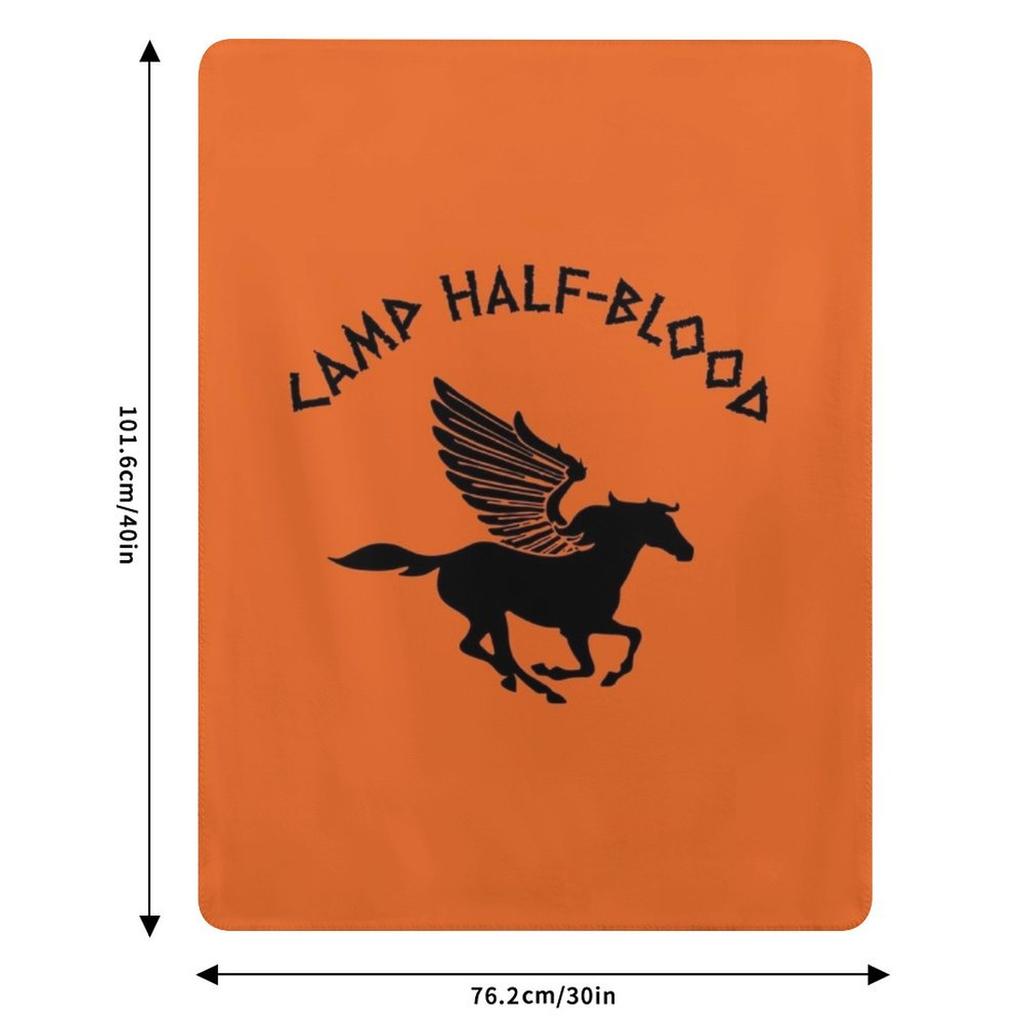 Camp half blood Throw Blanket Wrinkle Resistant Lightweight Blanket
