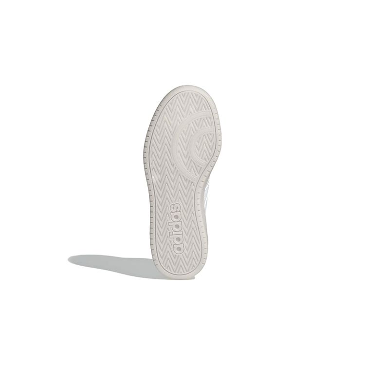 Adidas Neo Hoops 2.0 K Casual Durable Breathable Low-Top Kids Skate Shoes Pure White Kids Sneakers H01540
