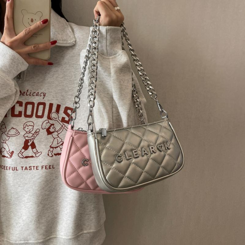 Small square bag and women's bags  women's shoulder bag  crossbody bag  chain wallet  complete set  new fashion