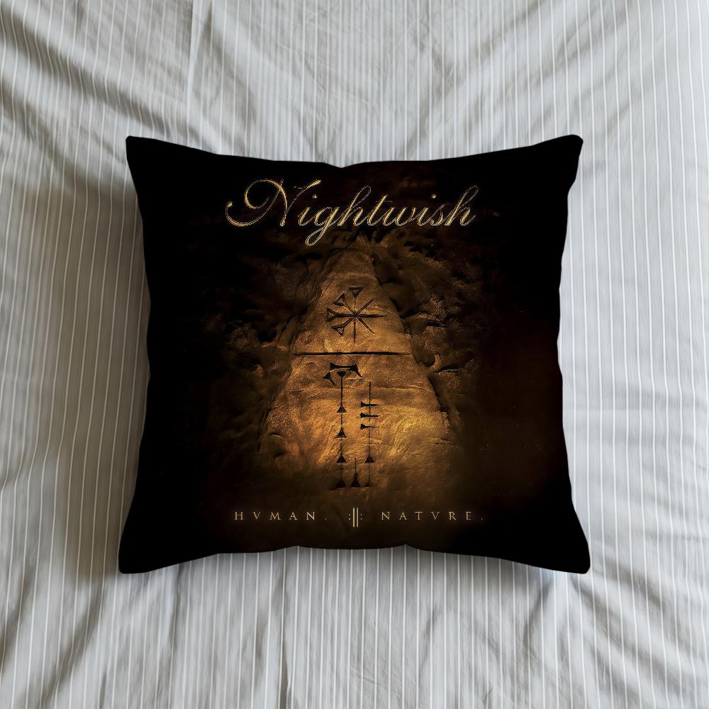 Cushion Cover Square Decorative Throw Pillow Nightwish Case Sofa Bed Car Living ALBUM Room Band Birthday Anniversary Gifts