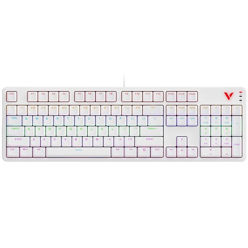 Rapoo V500PRO Upgrade 104-Key Wired Backlit Mechanical Gaming Keyboard