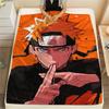 Koc Flanelowy Wzór Naruto Uzumaki, Wysoka jakość, Wygodny na Wszystkie Pory Roku, Wystrój Domu, Ciepło i Komfort, Idealny na Prezenty.