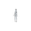 TAMASHII NATIONS S.H. Figuarts Body-chan School Life Edition DX Set 130mm PVC ABS Action Figure Gray Color Version