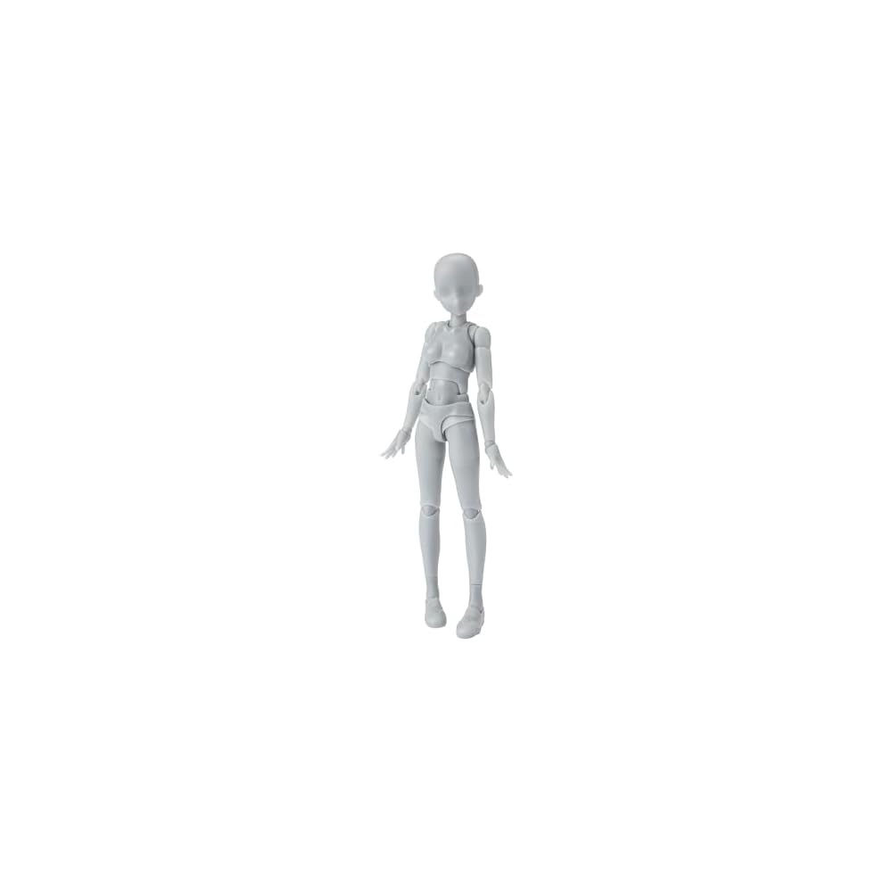 TAMASHII NATIONS S.H. Figuarts Body-chan School Life Edition DX Set 130mm PVC ABS Action Figure Gray Color Version