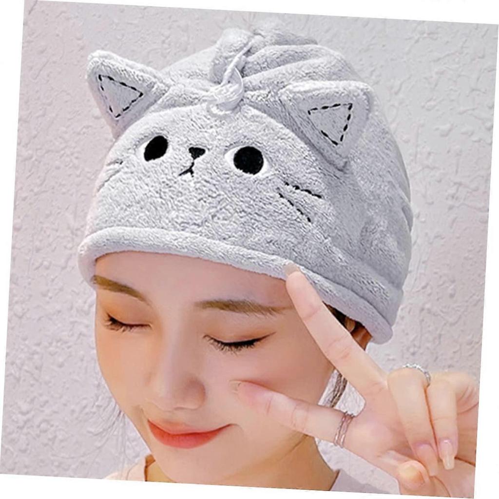 Hair Drying Towel Set Microfiber Fast Drying Coral Fleece Hair Wrap Turban for Women and Kids