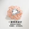 Temperament Seidengarn Blumenbrosche High-End Weibliche Persönlichkeit Nische Designgefühl Stoffkunst Anti-Licht-Nadel mit Schmuck