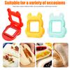 Sandwich Cutter And Sealer for Kids Homemade Sandwich Maker Pocket Sandwiches Mold Quick Meal Prep Tool