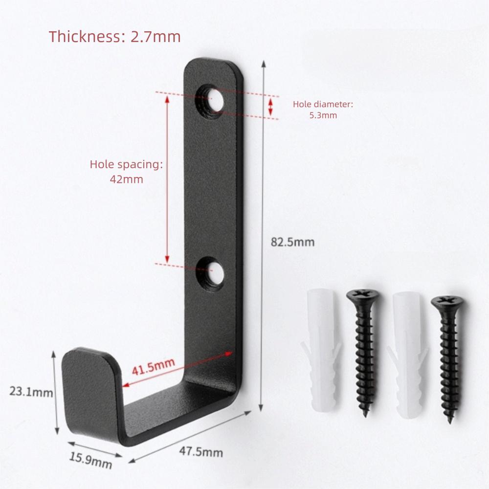 5pcs/set Metal Coat Rack Hooks with Screws Single Claw Hooks Wall Hooks Multi-Purpose Space Saving Clothes Hanger