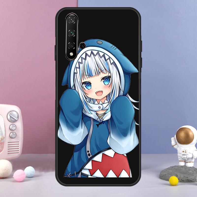 Anime Hololive Gawr Gura Für Huawei Nova Y60 Y61 Y70 Y72 Y73 Y90 Y91 9 10 SE 7i 8i 11i 12i P30 P40 Lite P60 Pro Hülle
