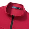 MONTAGUT Men's Cashmere Blend Semi-High Collar Polo Shirt