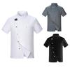 Restaurant Uniform Short Sleeve Pastry Clothes Anti-pilling Unisex Adult Kitchen Chef Coat Fashion Oil-proof