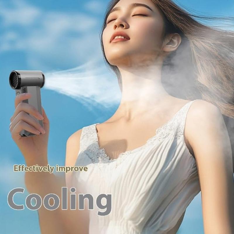 Rapid Rechargeable Handheld Air Blower Vacuum combined Refrigerating Fan Multiple Purpose Electric Polisher for Keyset Car Outdoor Use