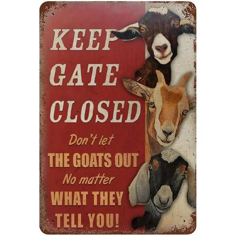 Vintage Man Cave Signs Coop Farm Garage Wall Decor Tin Sign Shabby Rusty Poster Board Decoration Tinplate Painting Metal Plates
