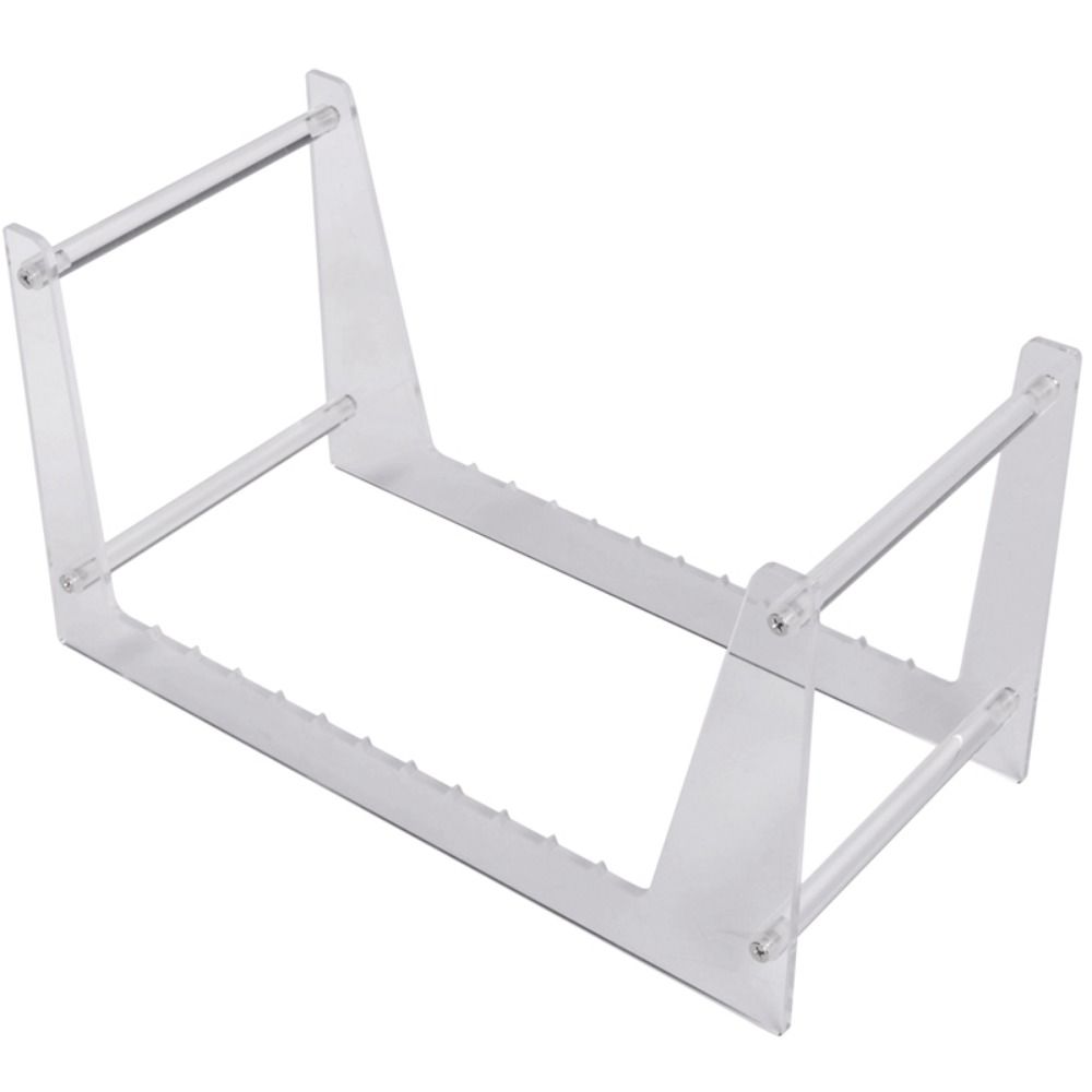 Multi-compartment Desktop Album Storage Holder Acrylic CD Album Display Rack  Document