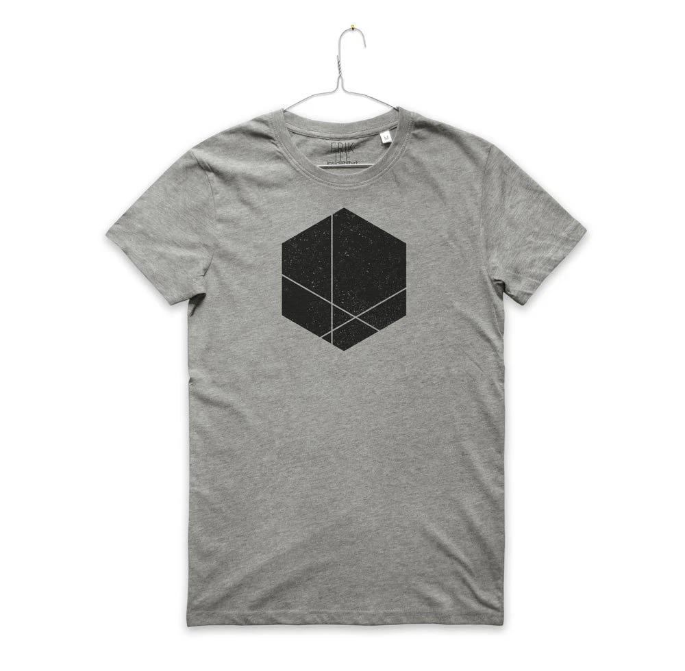 HEXAGON T-SHIRT men s jersey architecture art tattoo design HEXAGON T-SHIRT MAN M