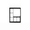 Carbon Fiber Interior Headlight Switch Cover For Toyota Land Cruiser Prado 10-18