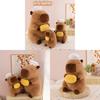 Capybara Cartoon Plush Toy Chef Bread Filling Doll Restaurant Decoration Doll